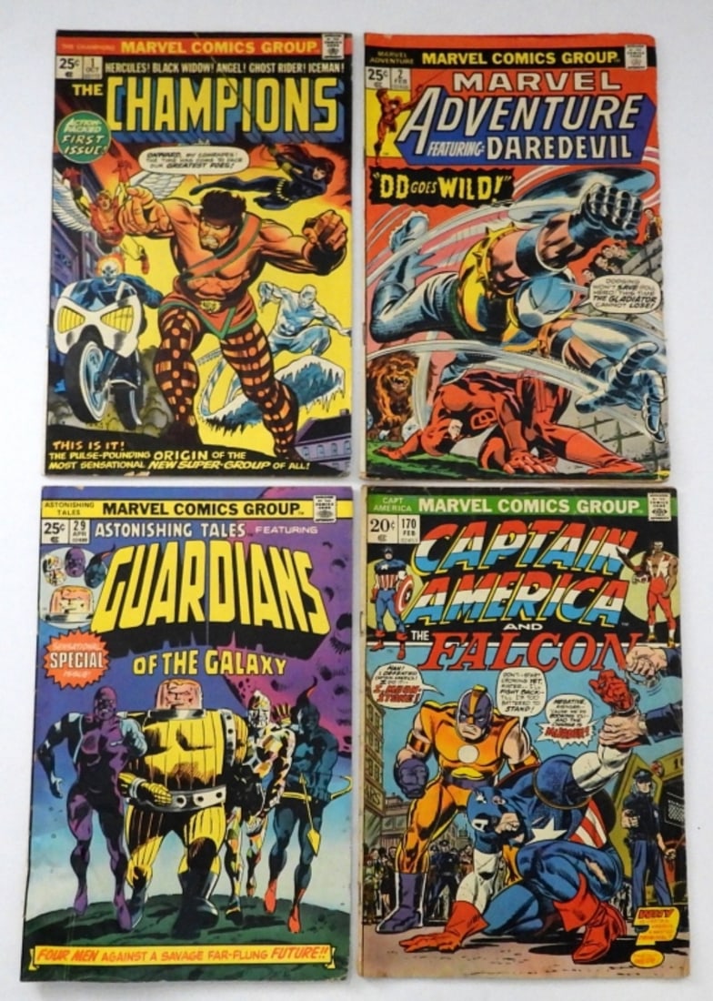 (4) VINTAGE BRONZE AGE MARVEL COMICS (1 of 2)