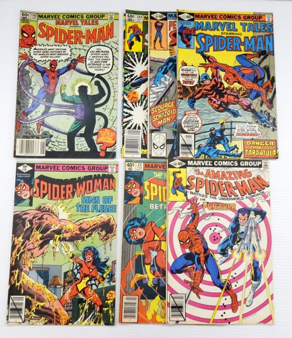 (5) MARVEL SPIDER-MAN, (2) SPIDER-WOMEN COMICS (1 of 2)