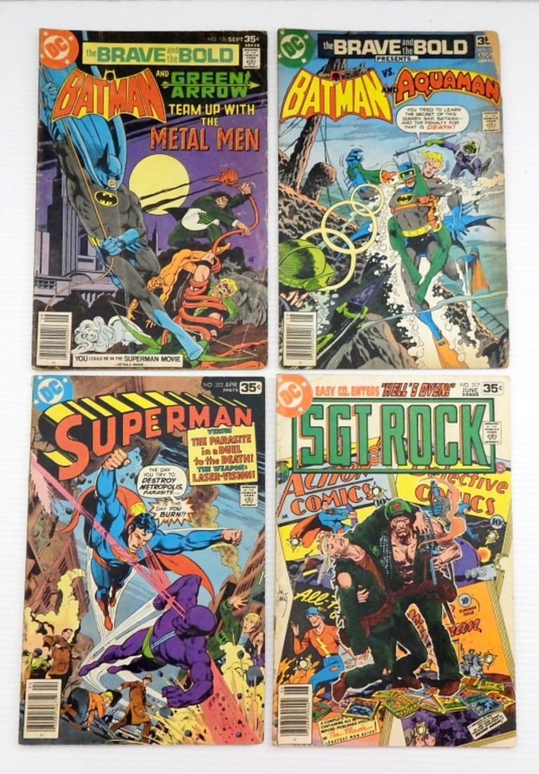 (4) VINTAGE 35 CENT ISSUE DC COMIC BOOKS (1 of 2)