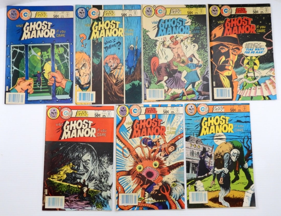 (7) Charlton Comics GHOST MANOR (1 of 3)