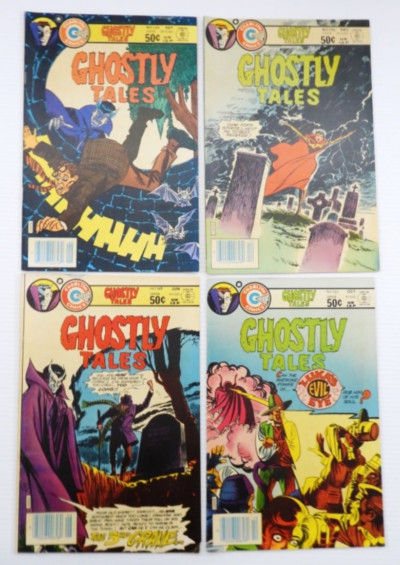 (4) Charlton Comics GHOSTLY TALES (1 of 3)