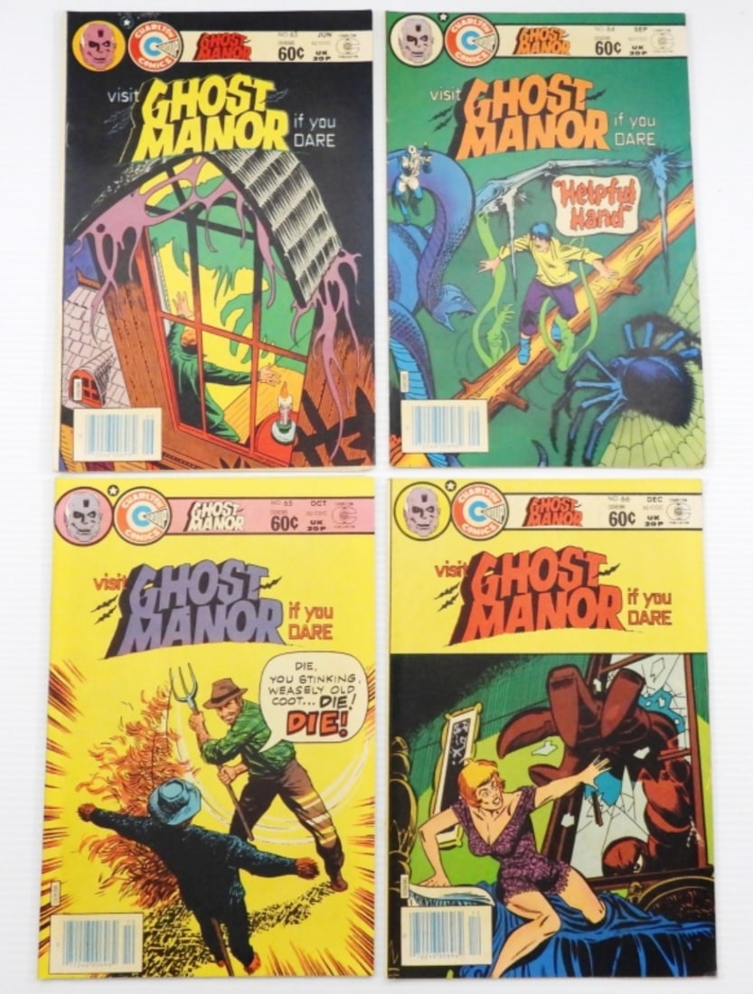 (4) Charlton Comics GHOST MANOR (1 of 3)