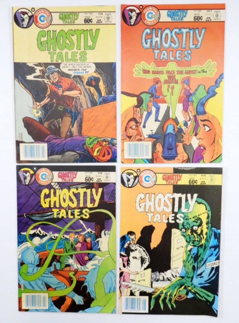 (4) Charlton Comics GHOSTLY TALES (1 of 3)