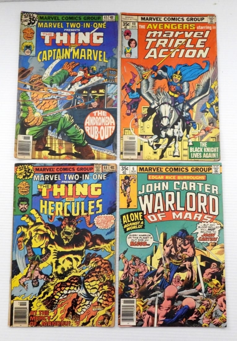(4) VINTAGE 1970's MARVEL COMIC BOOKS (1 of 2)