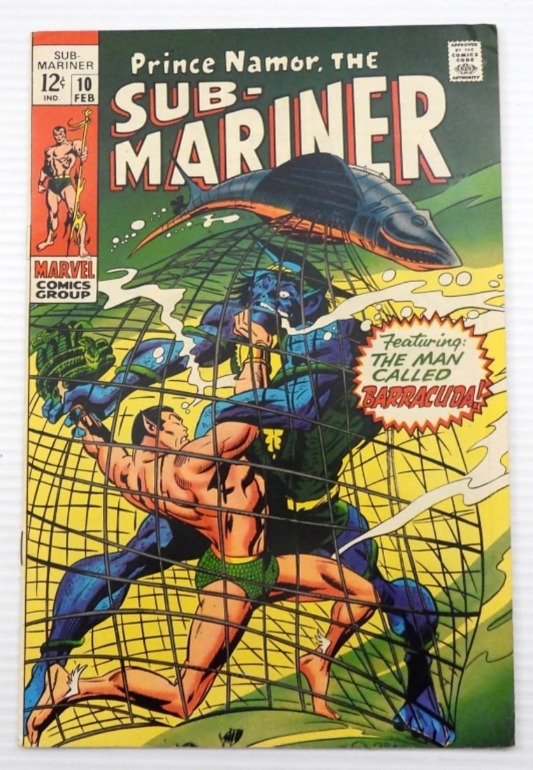SUB-MARINER #10 MARVEL 1969 (1 of 2)