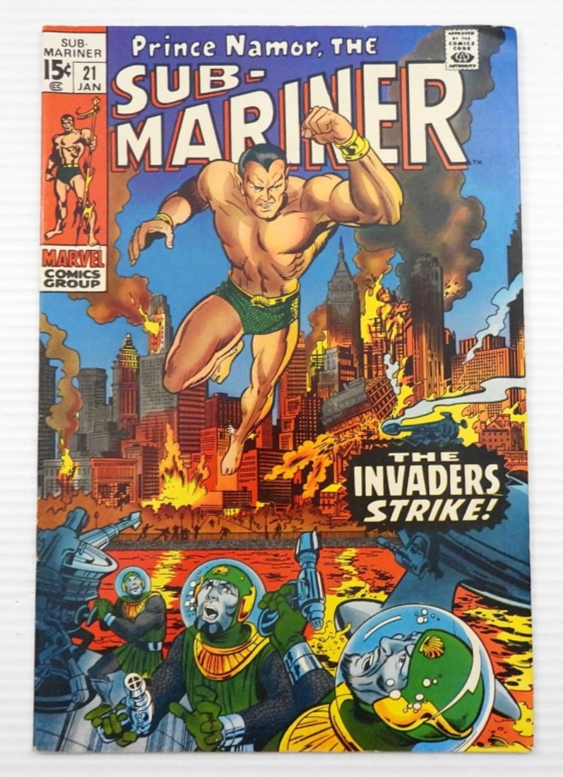 SUB-MARINER #21 MARVEL 1970 (1 of 2)