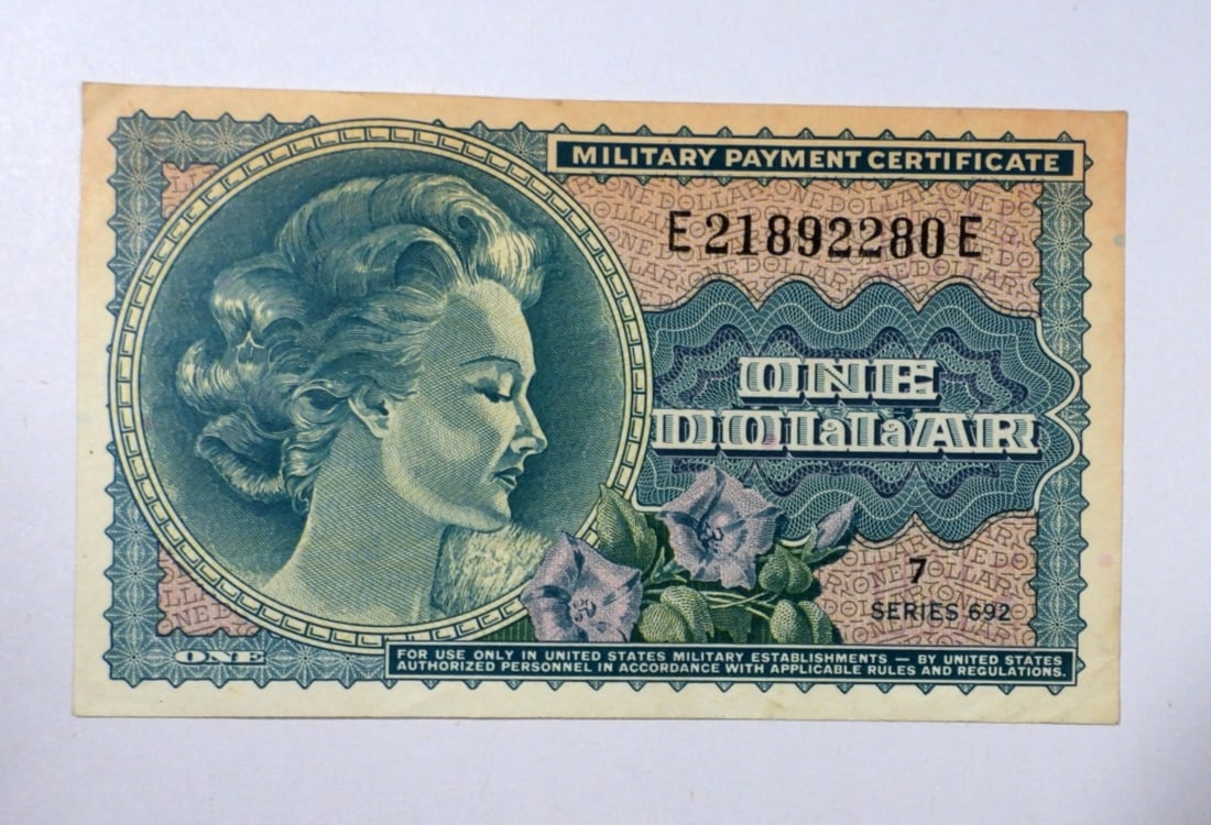 $1 MILITARY PAYMENT SERIES 692 (1 of 2)