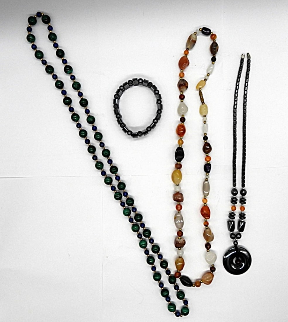 (3) statement necklaces and bracelet (1 of 2)