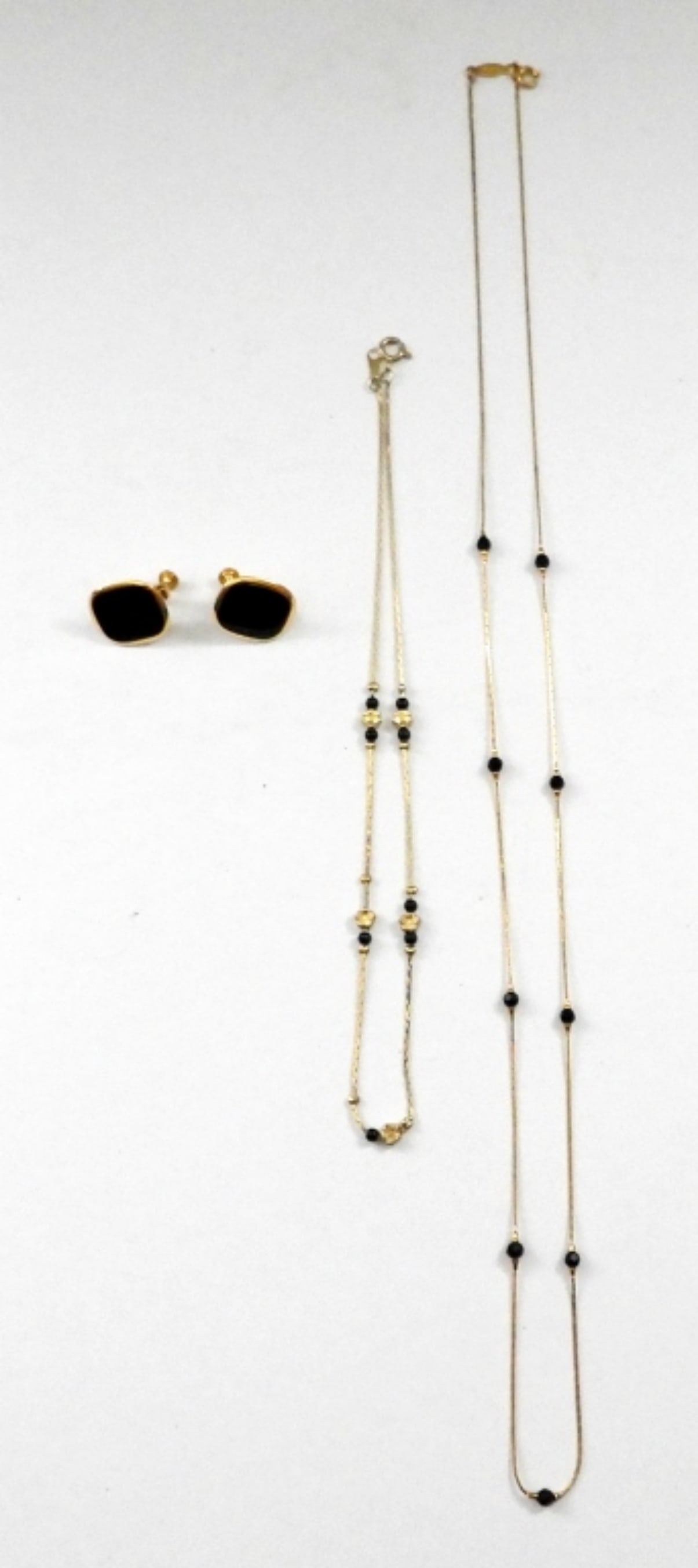 NAPIER MATCHING JEWELRY SET, BLACK ONYX (1 of 3)