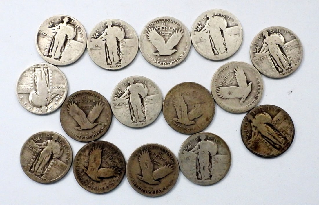 15-STANDING LIBERTY QUARTERS (1 of 2)