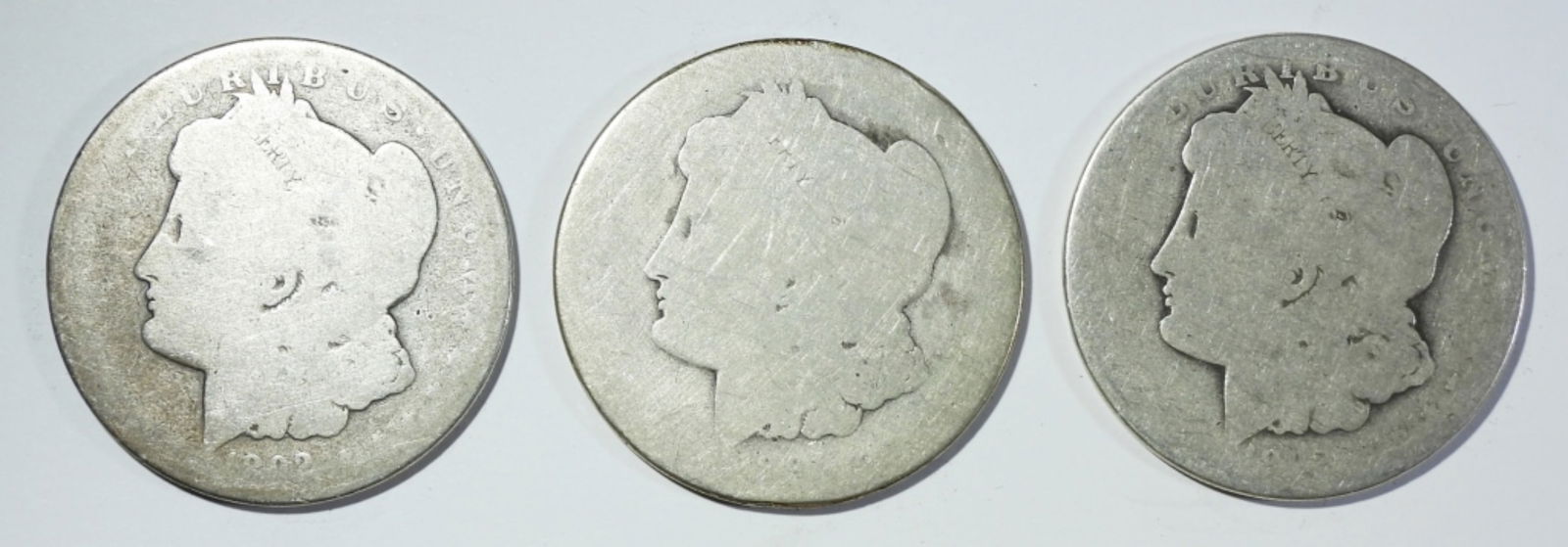 (3) NO DATE/PARTIAL DATE MORGAN DOLLARS (1 of 2)