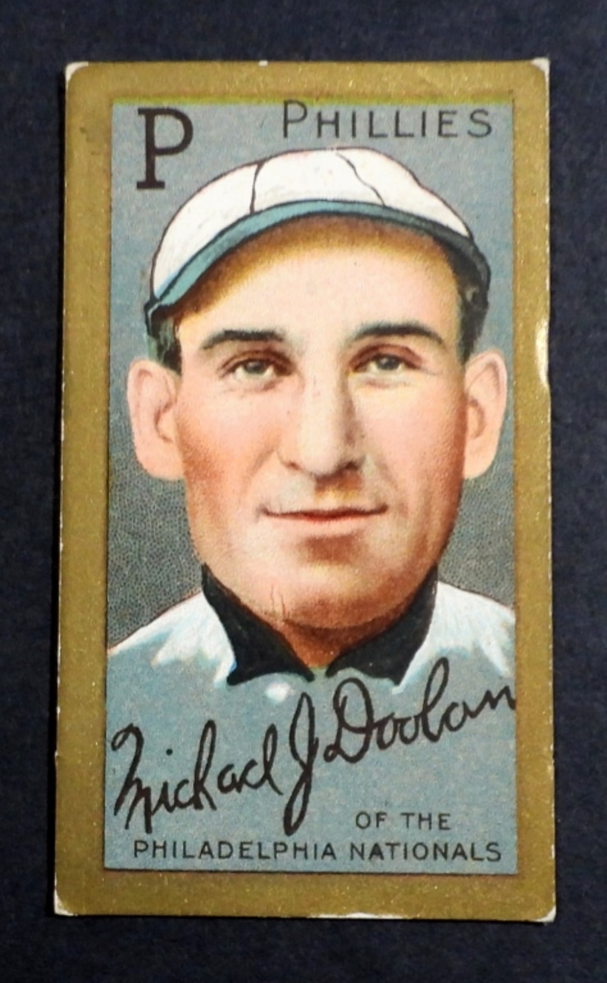 1911 T205 GOLD BORDER MICHAEL J DOOLAN (1 of 2)