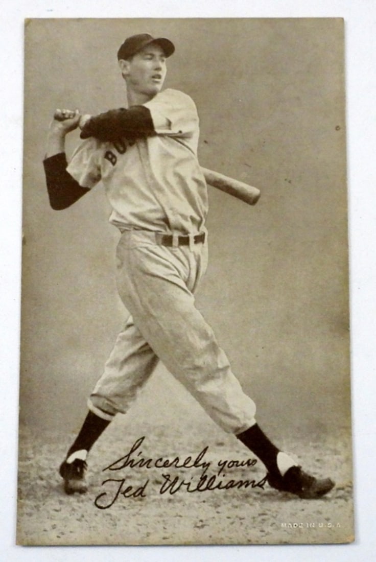 1939-46 EXHIBITS SALUTATION WILLIAMS: TED WILLIAMS VGEX+
