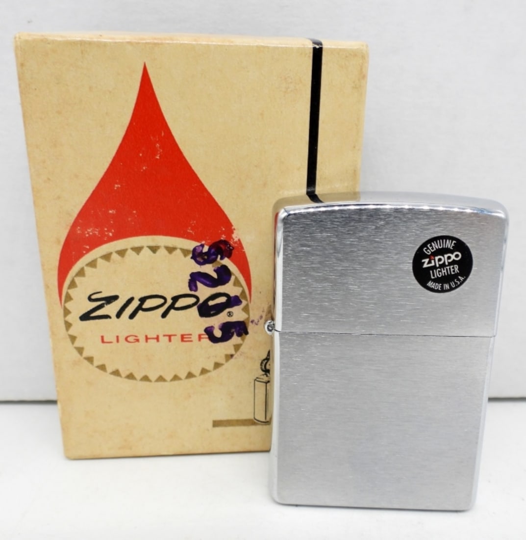 2002 UNFIRED ZIPPO: IN A ZIPPO BOX, UNFIRED