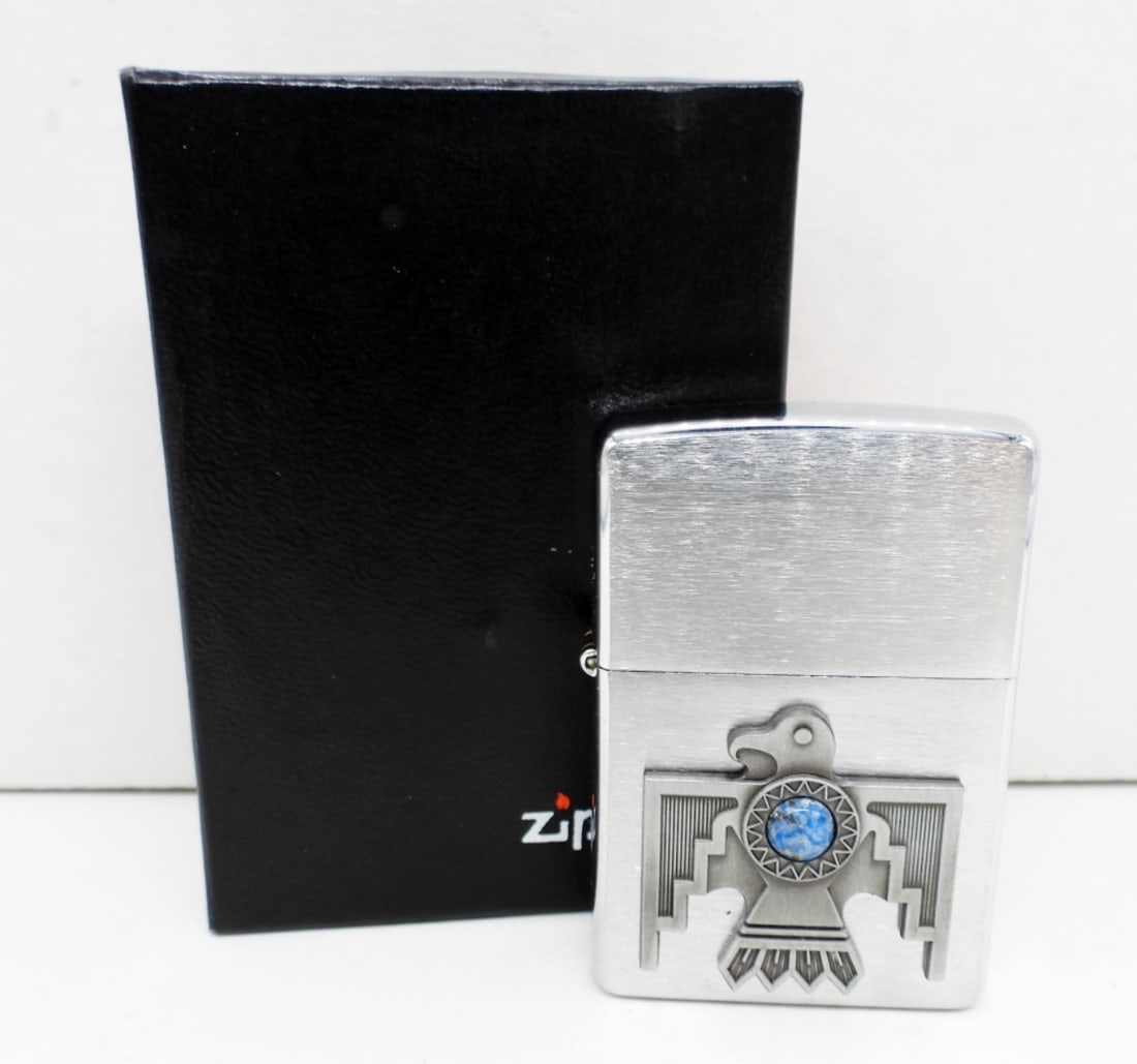 2002 SEALED T-BIRD W/STONE ZIPPO (1 of 4)