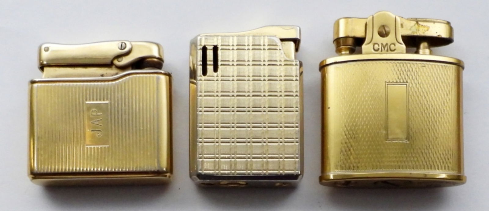 (3) VINTAGE GOLD TONE LIGHTERS (1 of 4)