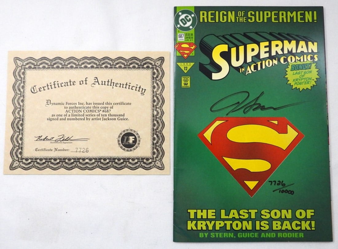SUPERMAN in ACTION #687 SIGNED COPY (1 of 5)