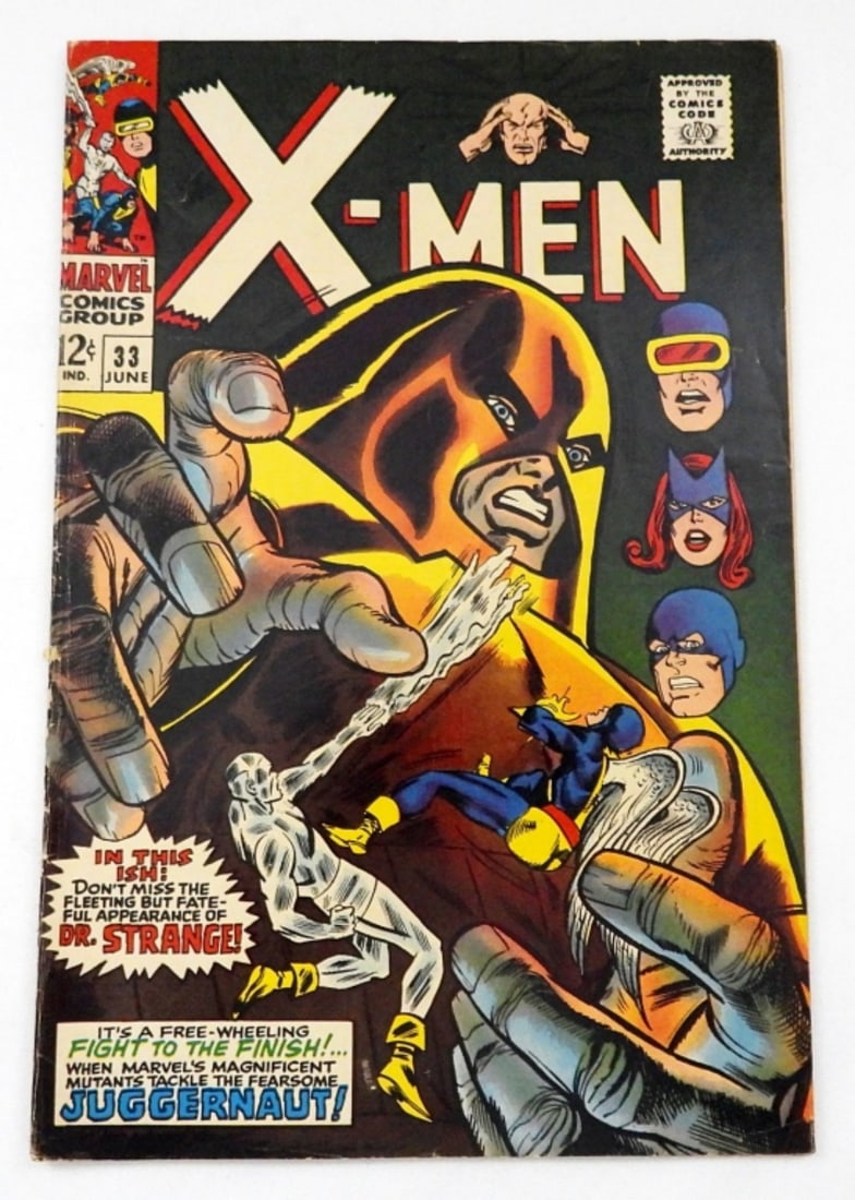 MARVEL THE X-MEN COMIC ISSUE #33 (1967) (1 of 4)
