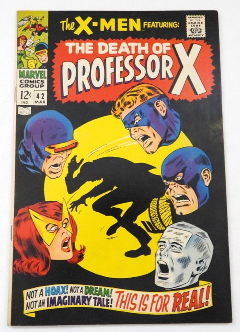 MARVEL THE X-MEN COMIC ISSUE #42 (1968) (1 of 4)
