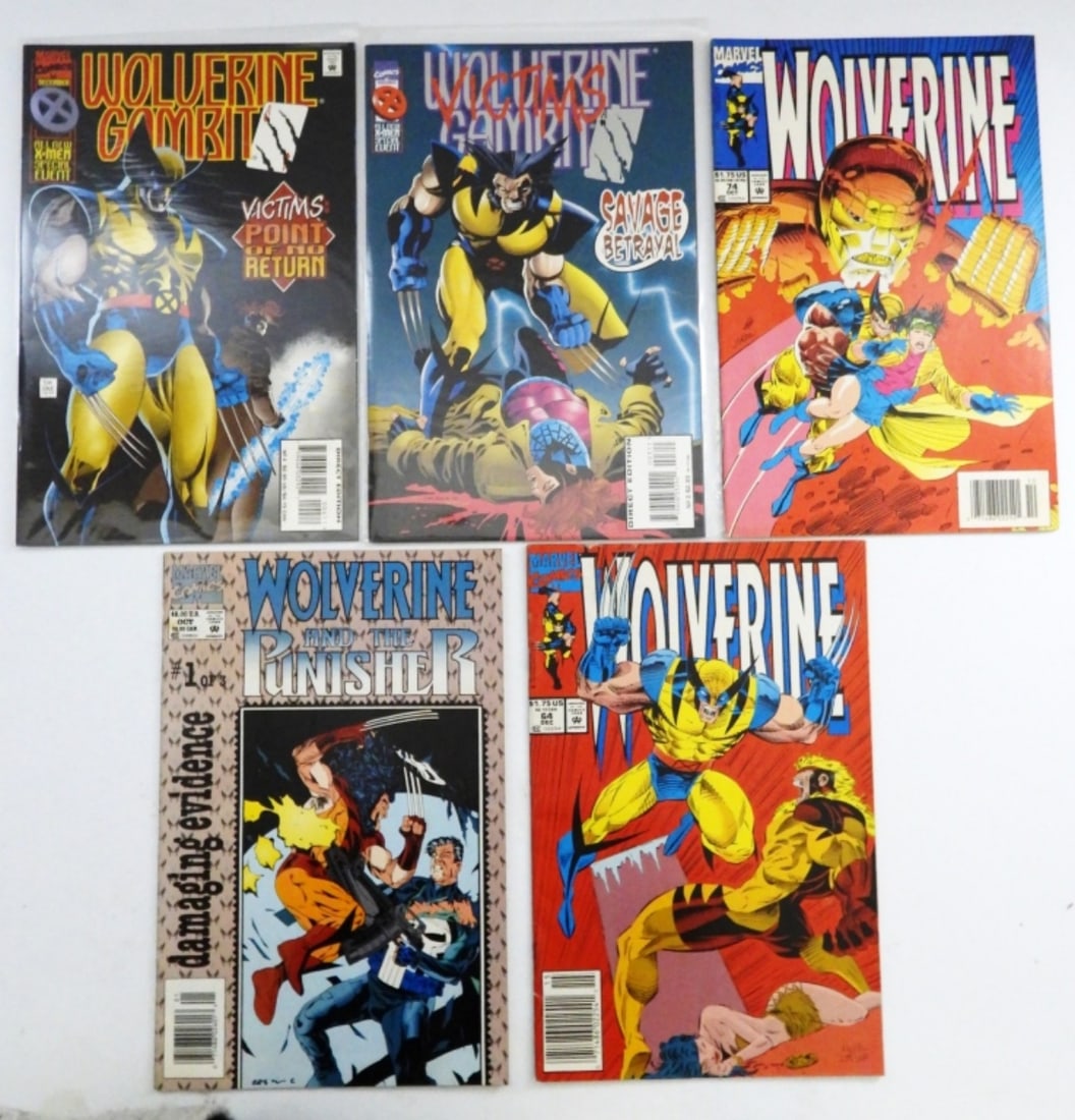 (5) Marvel Wolverine (1 of 3)