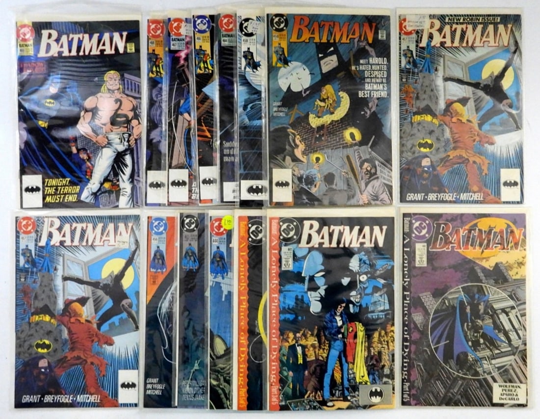 (15) BATMAN DC COMIC LOT - ALL DIFFERENT (1 of 3)
