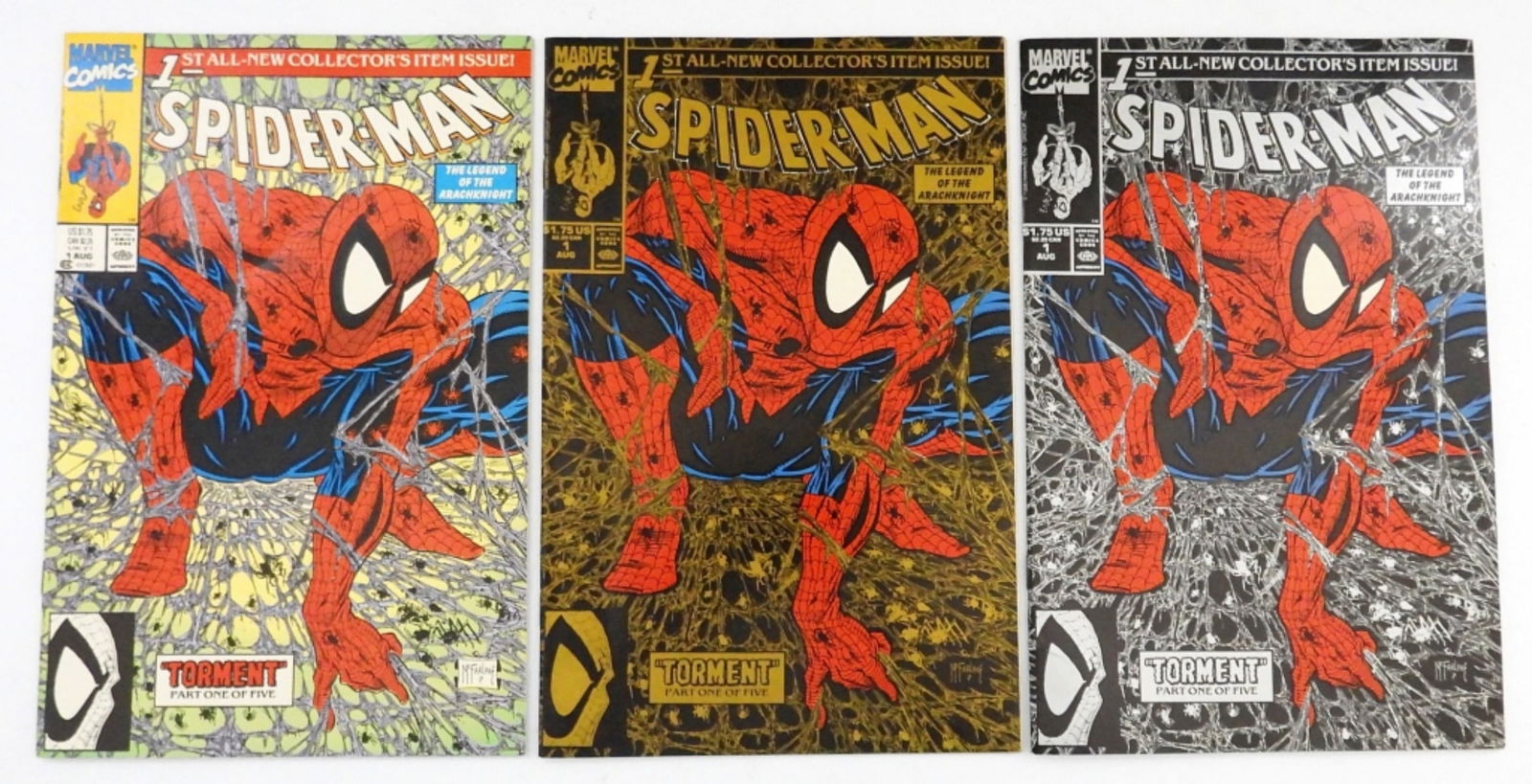 (3) SPIDER-MAN #1 TORMENT w/VARIANTS (1 of 5)