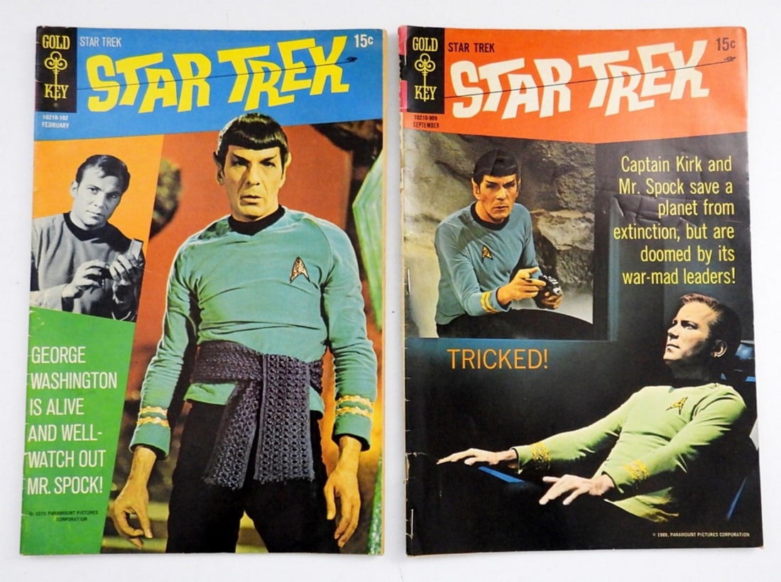(2) STAR TREK GOLD KEY COMICS 1969 (1 of 4)