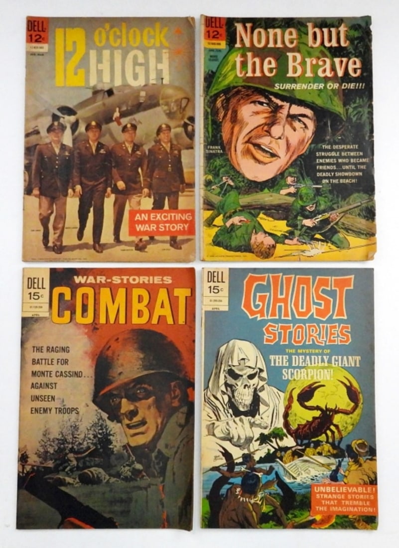 (4) EARLY DELL COMICS - GHOST STORIES, (1 of 4)