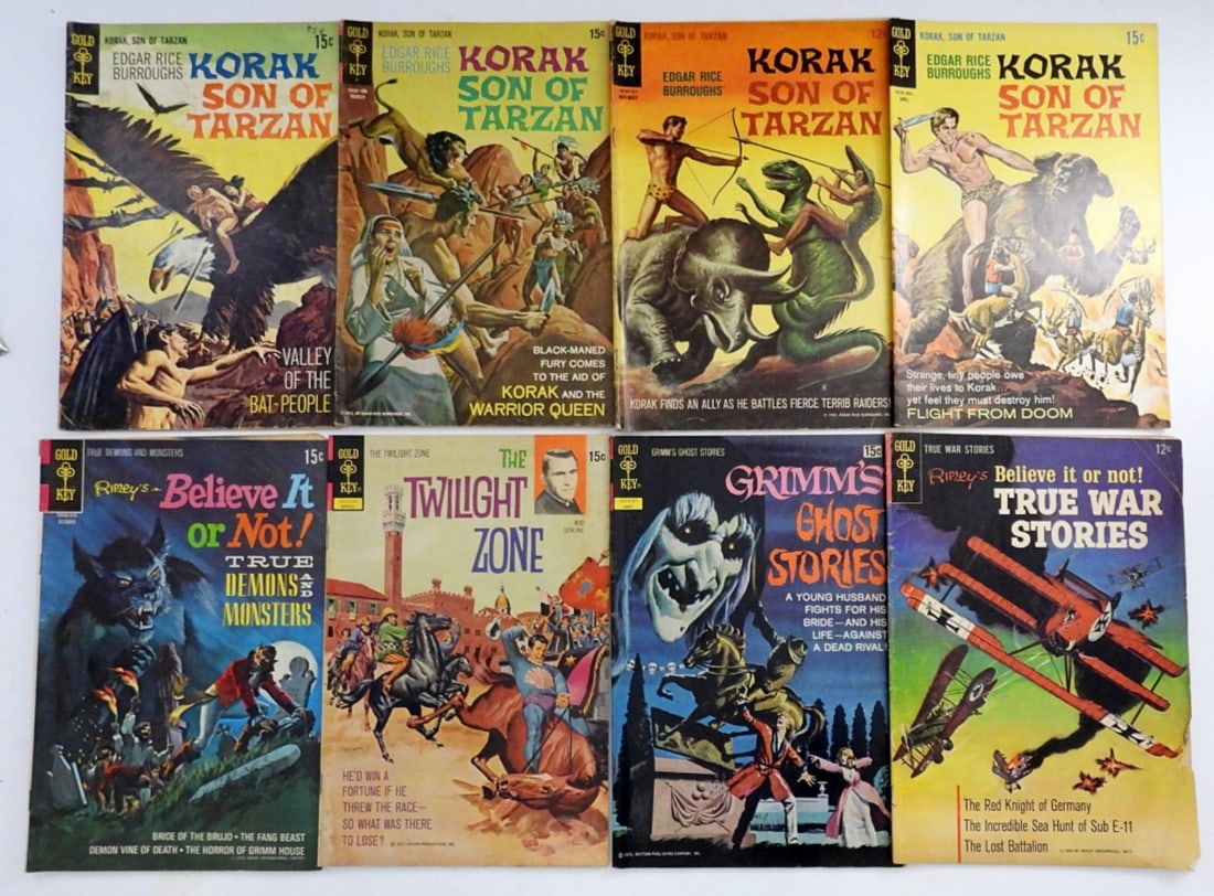 (8) VINTAGE GOLD KEY COMICS - KORAK (1 of 5)