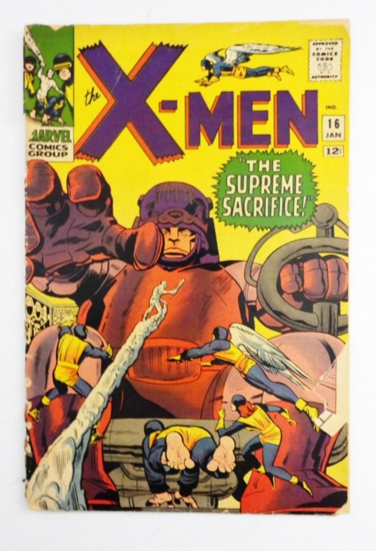 1966 MARVEL X-MEN ISSUE #16 12C (1 of 4)