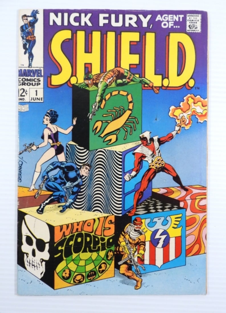 NICK FURY AGENT OF SHIELD #1: 1968 MARVEL - NICE FINE/VF