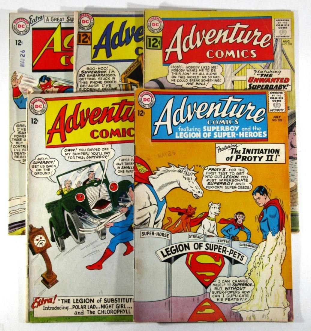 Action & Adventure Comics Group of 5 (DC) (1 of 4)
