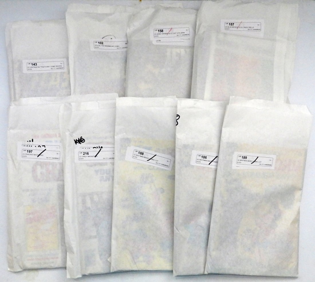 MYSTERY PREBAGGED COMIC LOTS: UNKNOWN, UNSEARCHED POSSIBLE BIG FINDS