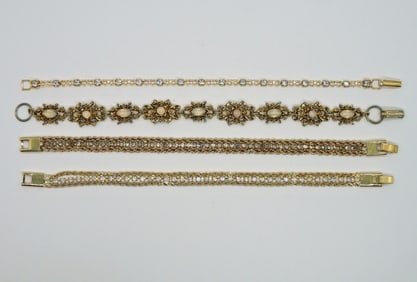 4 VINTAGE FASHION BRACELETS