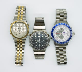 3 VINTAGE MENS WATCHES