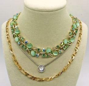 5 BRANDED VINTAGE NECKLACES