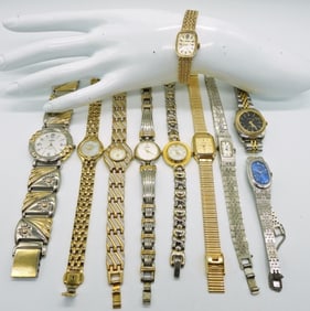 10 VINTAGE LADIES WATCHES