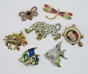 ANIMAL, BUG, FISH & DRAGON PINS