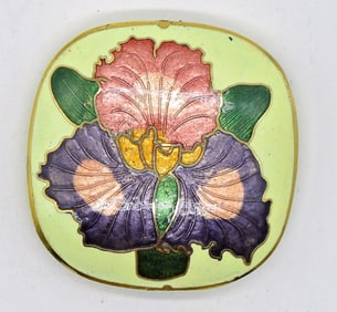 VINTAGE LARGE CLOISONNE BEAD