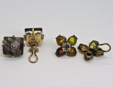 2 PAIR LAUREN CONRAD EARRINGS