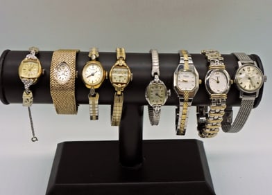 8 VINTAGE LADIES WATCHES