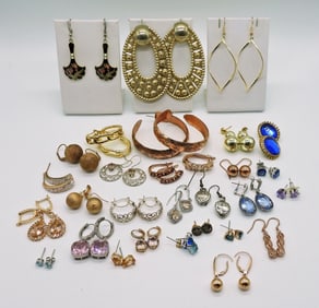 29 PAIR OF EARRINGS - ALL STYLES
