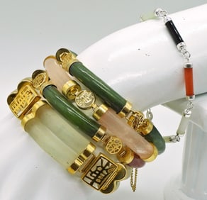 5 ORIENTAL STYLE BRACELETS