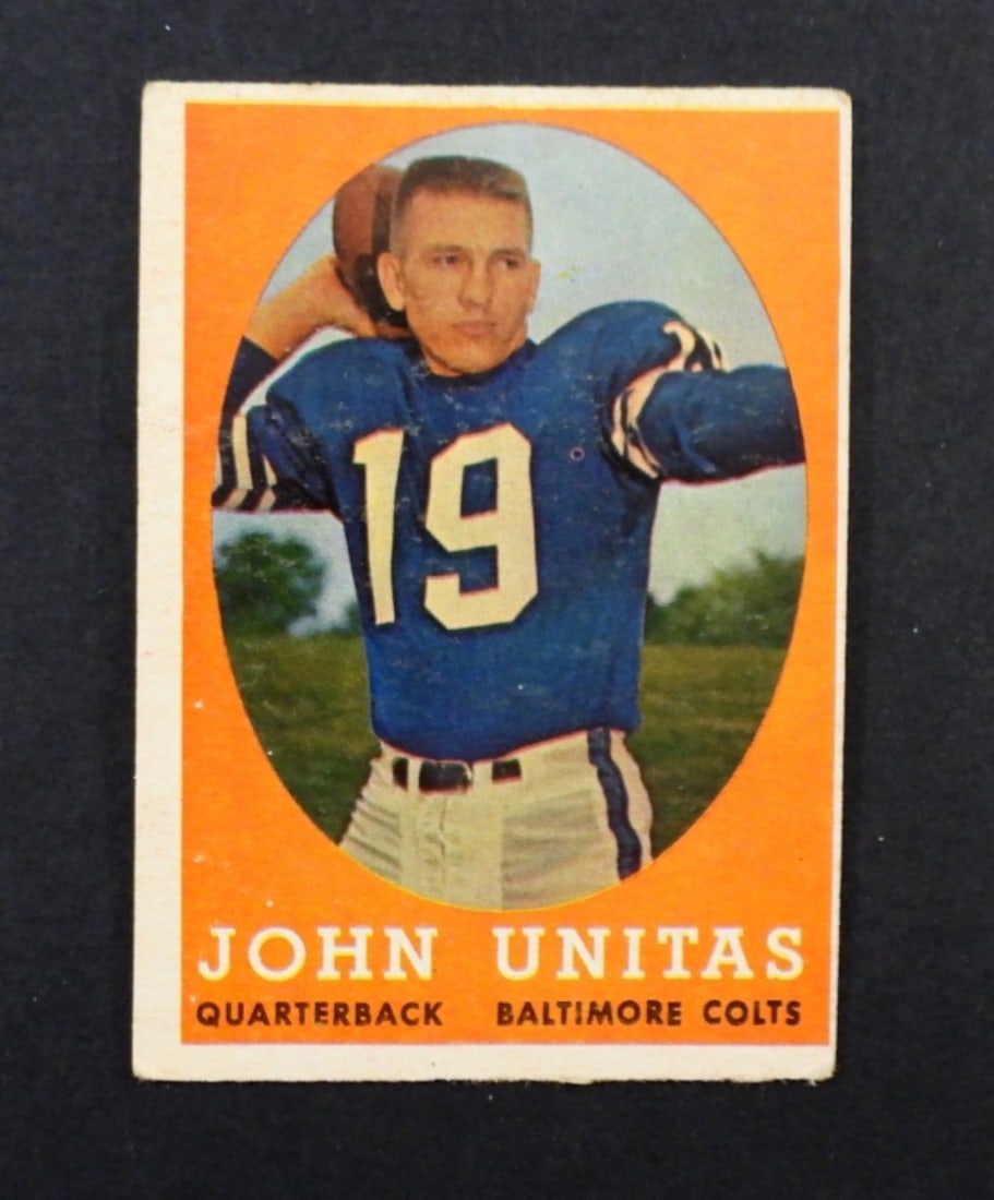 1958 TOPPS #22 JOHNNY UNITAS (1 of 2)