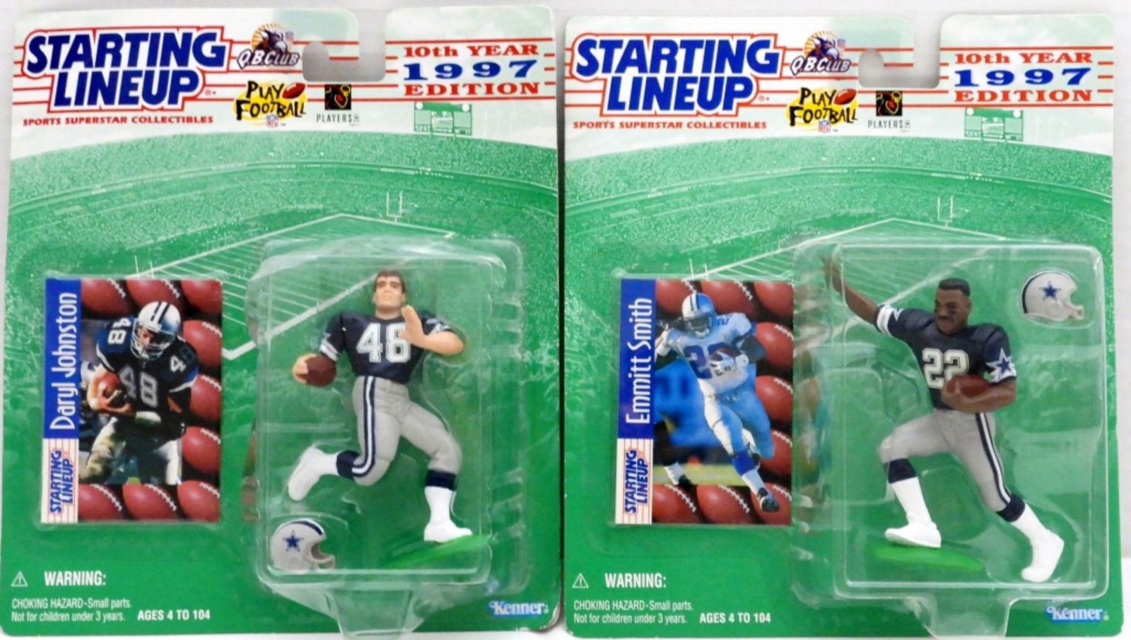 (2) FOOTBALL STARTING LINEUPS - NEW (1 of 2)