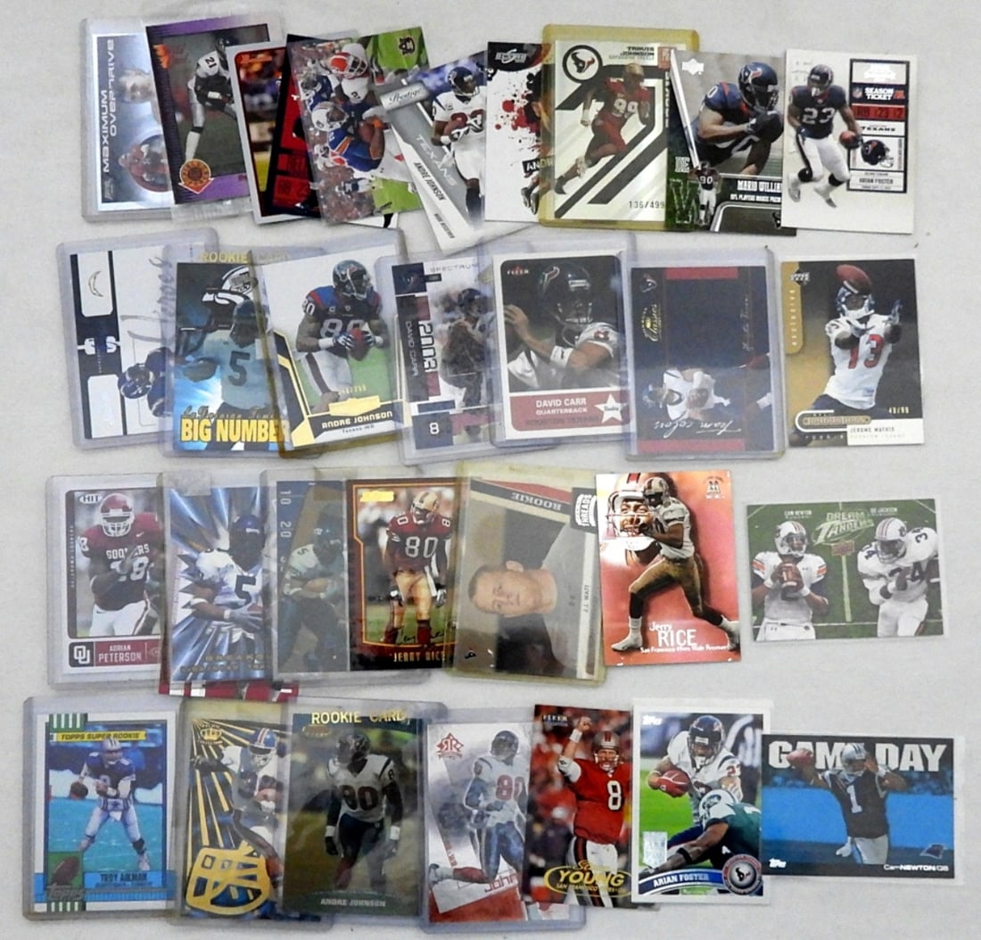 (32) NFL PREMIUM CARD LOT (1 of 5)