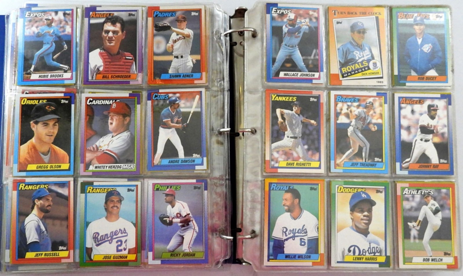 BASEBALL CARD ALBUM FILLED 1989 TOPPS (1 of 4)