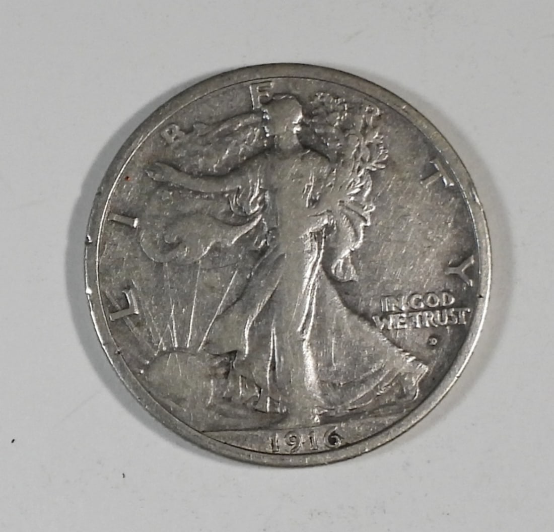 1916-D WALKING LIBERTY HALF DOLLAR: YOUR NUMBER 1 SHOP FOR ALL THINGS COLLECTIBLE