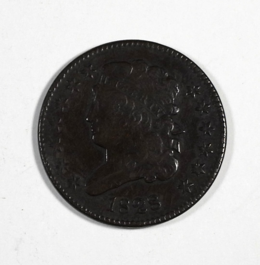 1828 HALF CENT (1 of 2)