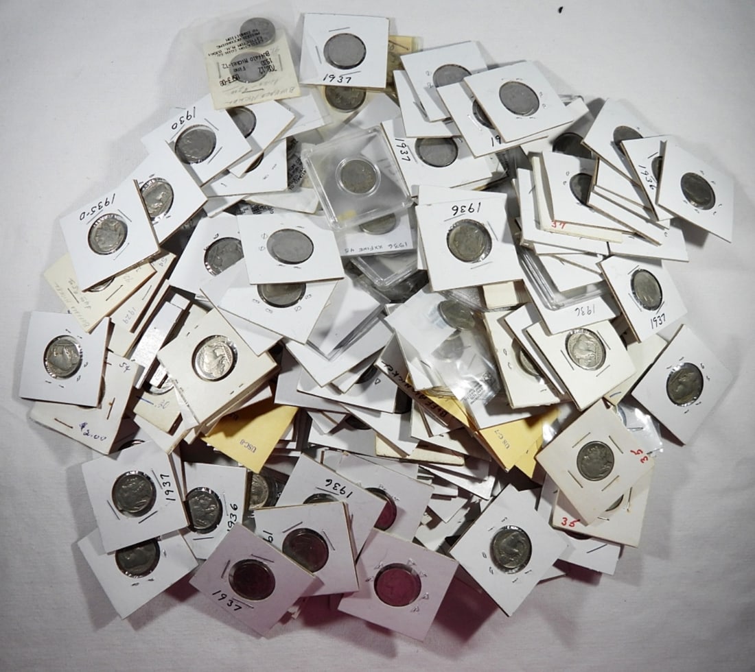 200 FULL DATE BUFFALO NICKELS (1 of 3)